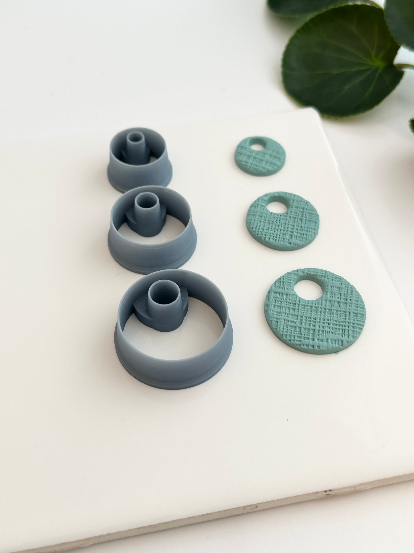 Offset Donut Circles | Polymer Clay Cutter