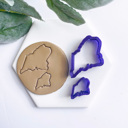 Maine | State Silhouettes | Polymer Clay Cutter