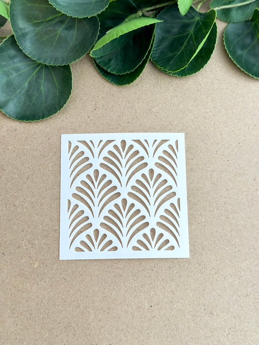 Fern Leaves - Mini Stencil | Clay Stencil