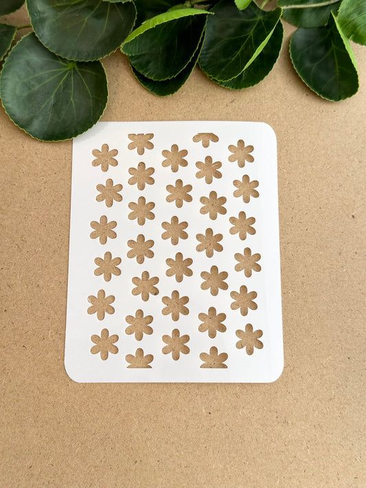 Simple Flowers | Clay Stencil