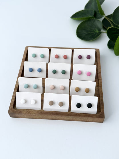 Micro Studs | Polymer Clay Earrings