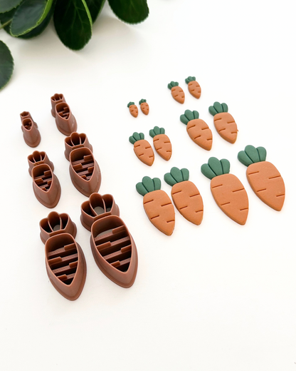 Embossed Carrot | Polymer Clay Cutter