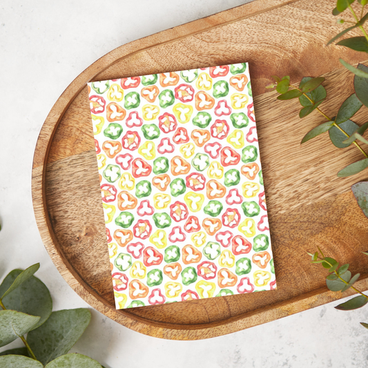 Watercolor Bell Pepper Rings | MX21 | Image Transfer Paper