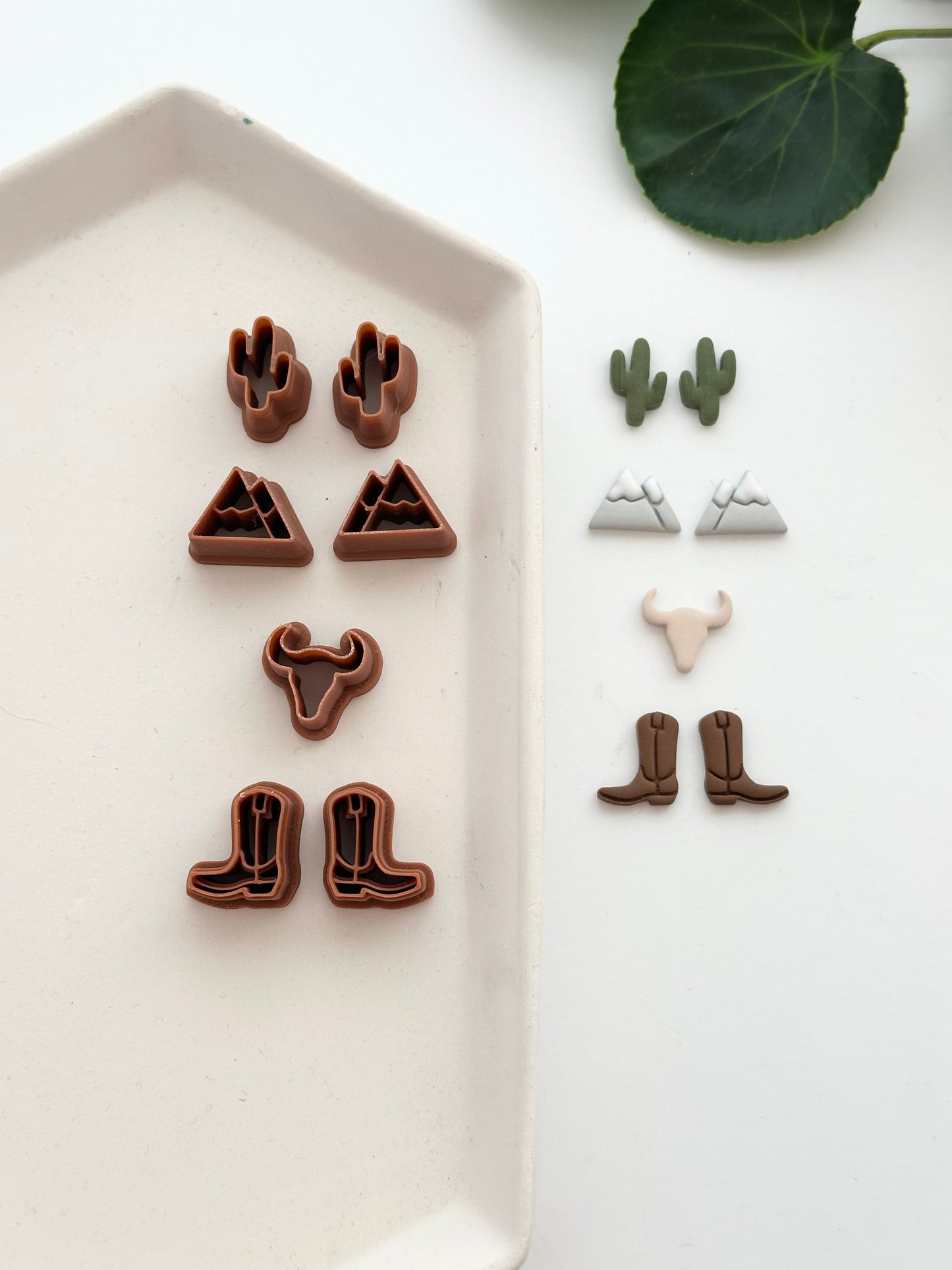 Desert Vibes Middle Stud Pack | Polymer Clay Cutter