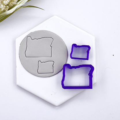 Oregon | State Silhouettes | Polymer Clay Cutter