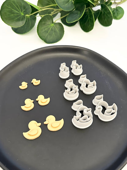 Rubber Ducky Mirror Set | Polymer Clay Cutter