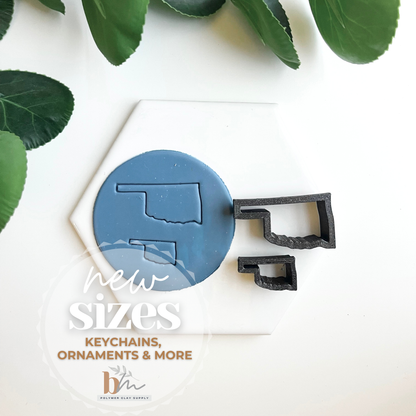 Oklahoma | State Silhouettes | Polymer Clay Cutter