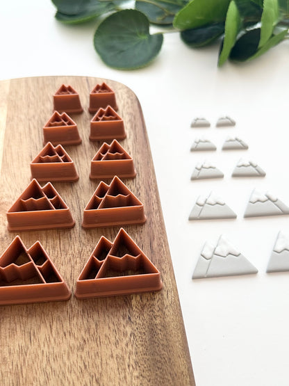 Mountains (Mirror Set) | Polymer Clay Cutter