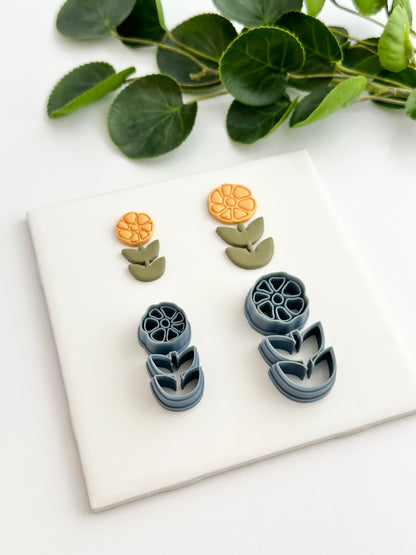 Matisse Flower & Stem | Polymer Clay Cutter
