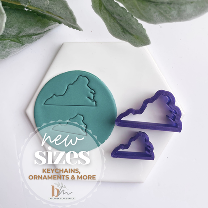 Virginia | State Silhouettes | Polymer Clay Cutter