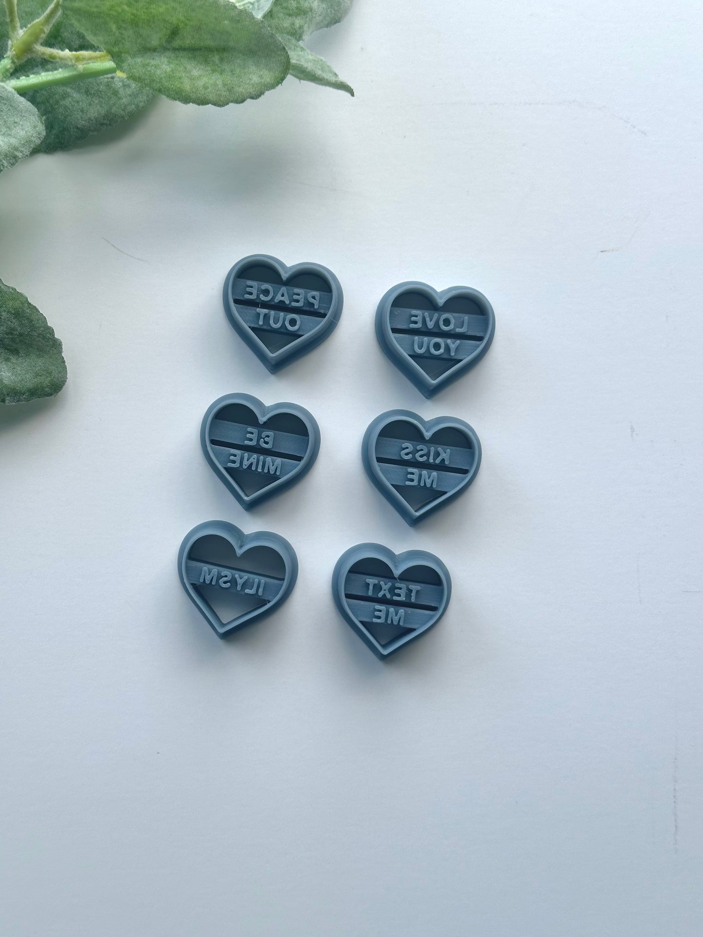 Conversation Hearts | Polymer Clay Cutter