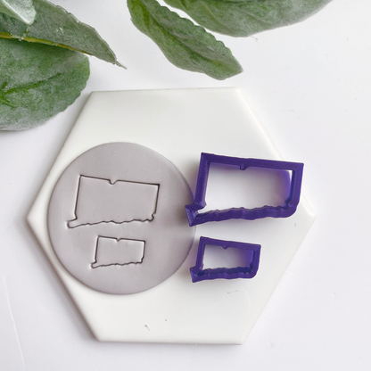 Connecticut | State Silhouettes | Polymer Clay Cutter