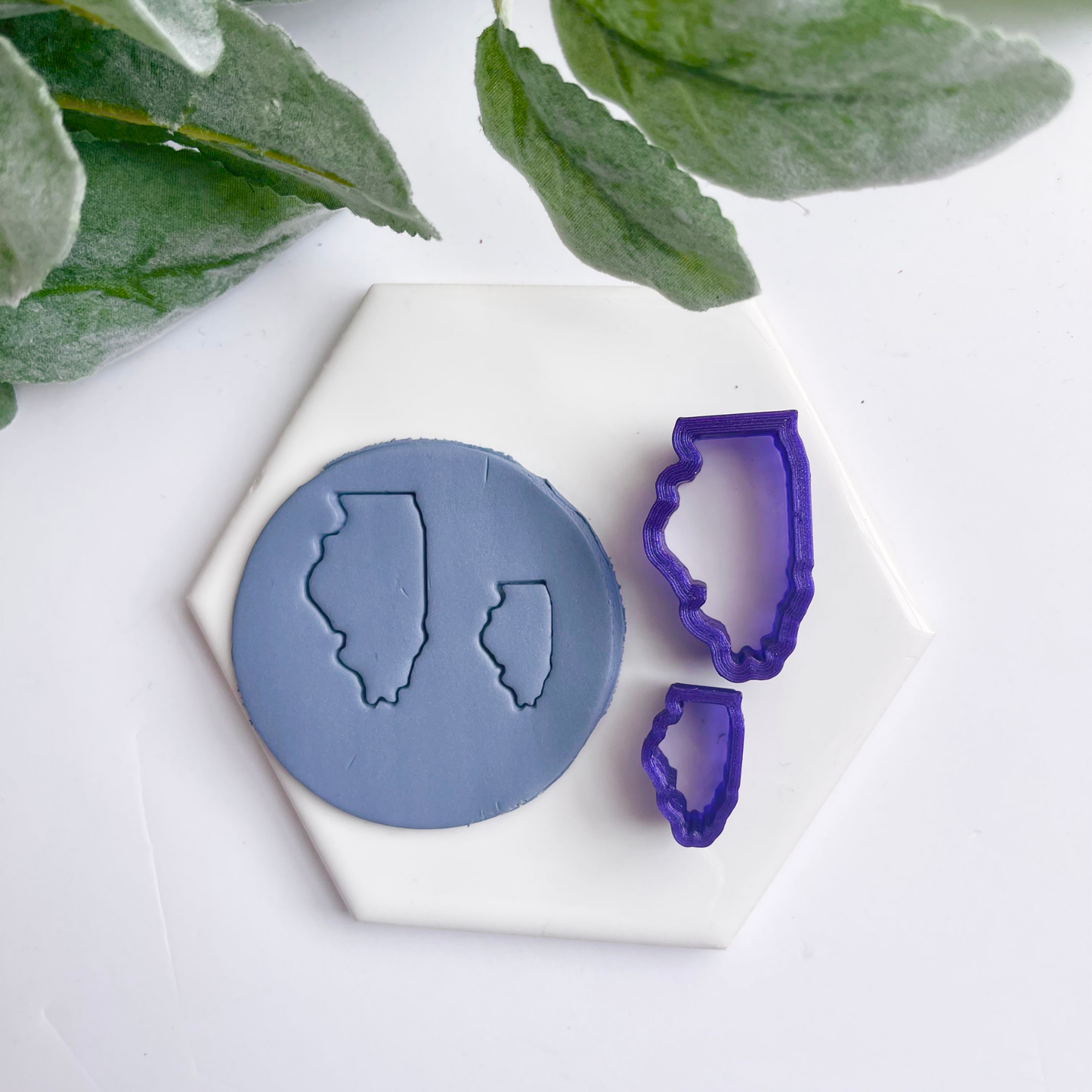 Illinois | State Silhouettes | Polymer Clay Cutter