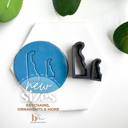 Delaware | State Silhouettes | Polymer Clay Cutter