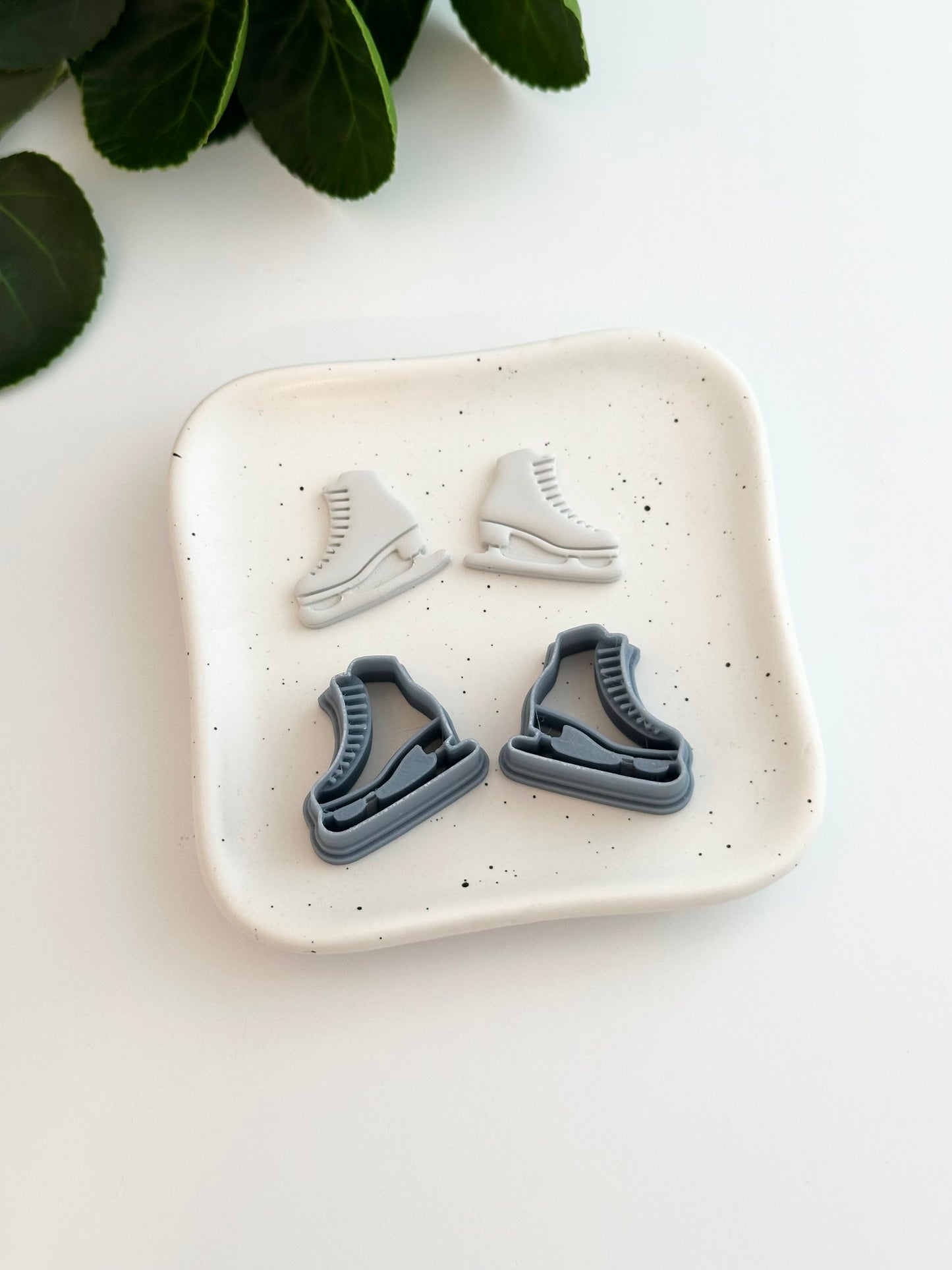 Ice Skate (Mirror Set) | Polymer Clay Cutter