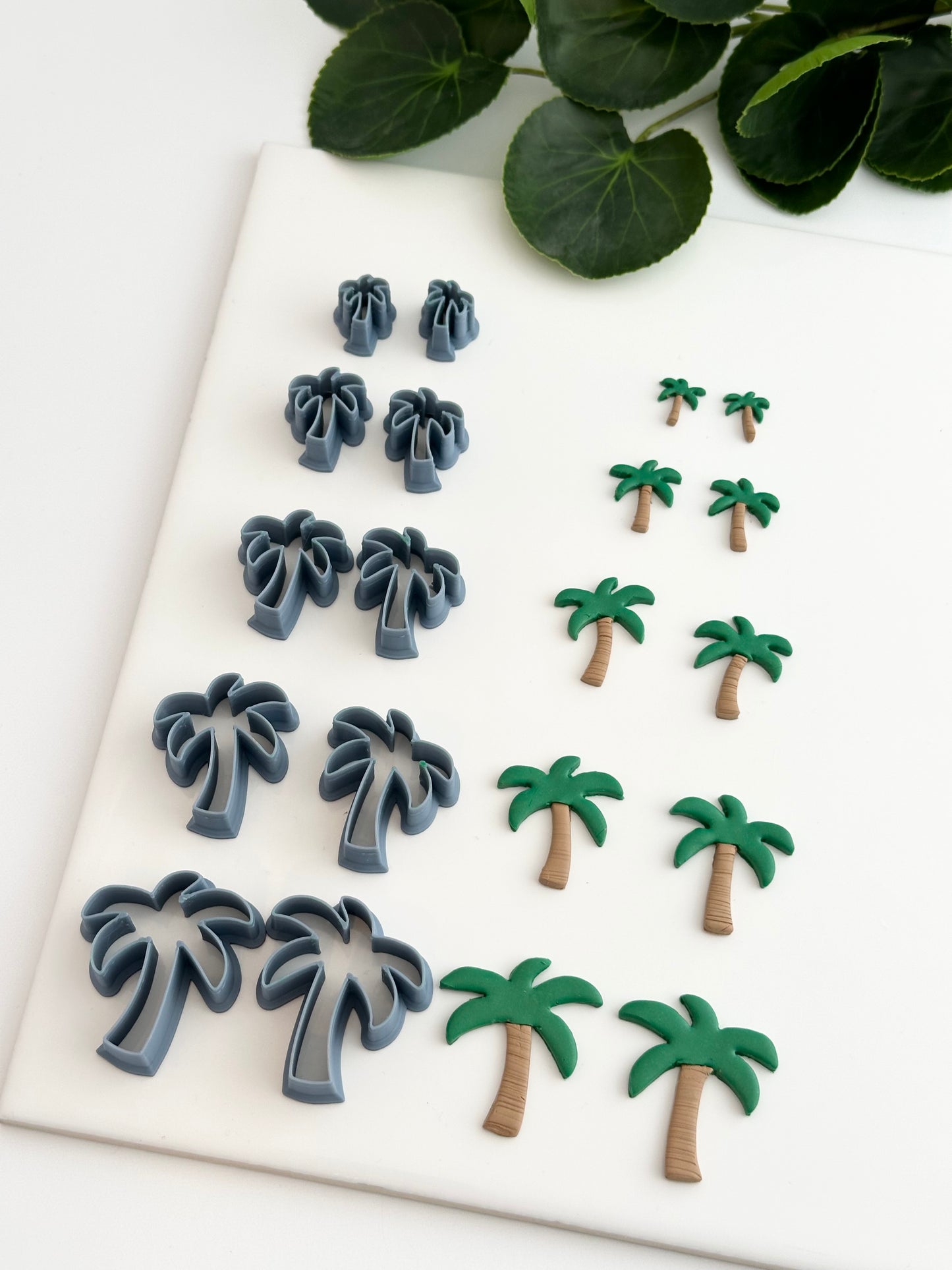 Palm Tree (Mirror Set) | Polymer Clay Cutter