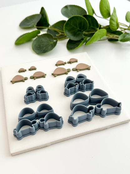 Turtles (Mirror Set) | Polymer Clay Cutter