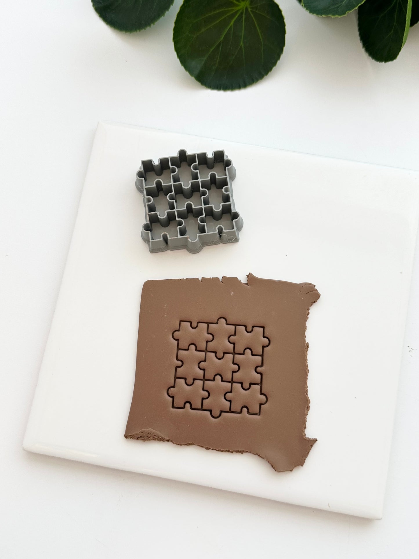 Puzzle Piece Stamp | Polymer Clay Cutter