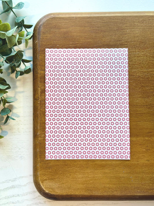 Hot Pink Micro Daisies | ML15 | Image Transfer Paper