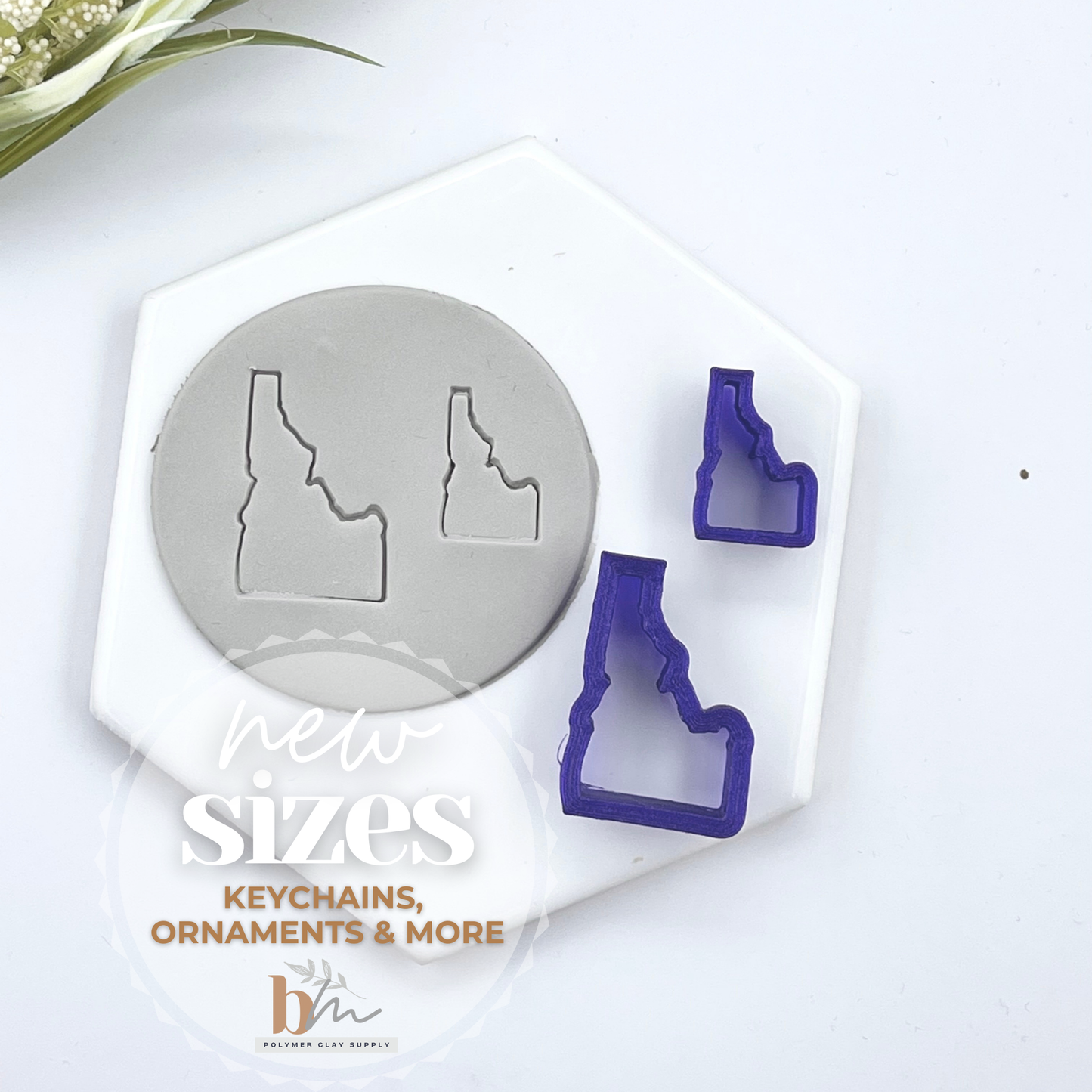 Idaho | State Silhouettes | Polymer Clay Cutter