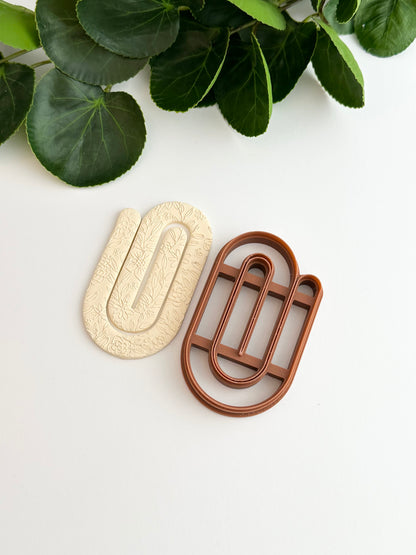 Paperclip Bookmark | Polymer Clay Cutter