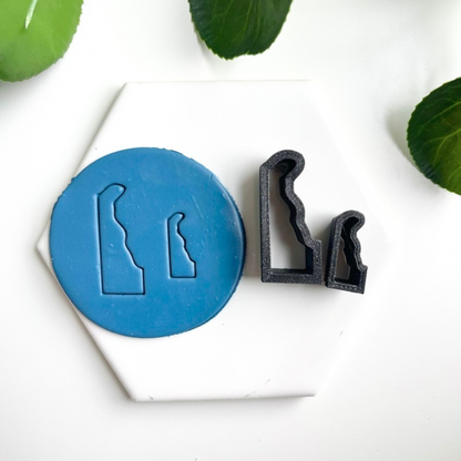 Delaware | State Silhouettes | Polymer Clay Cutter