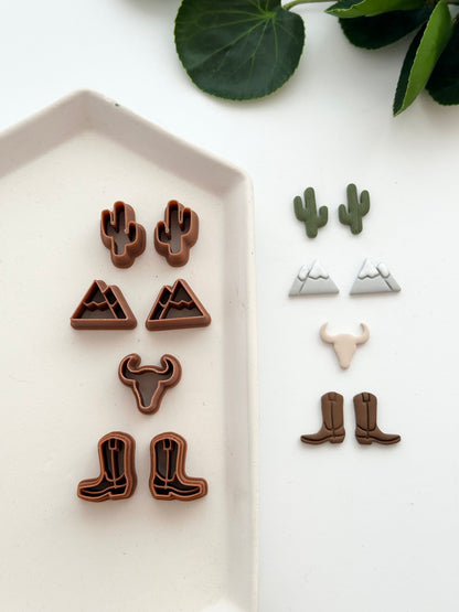 Desert Vibes Biggie Stud Pack | Polymer Clay Cutter