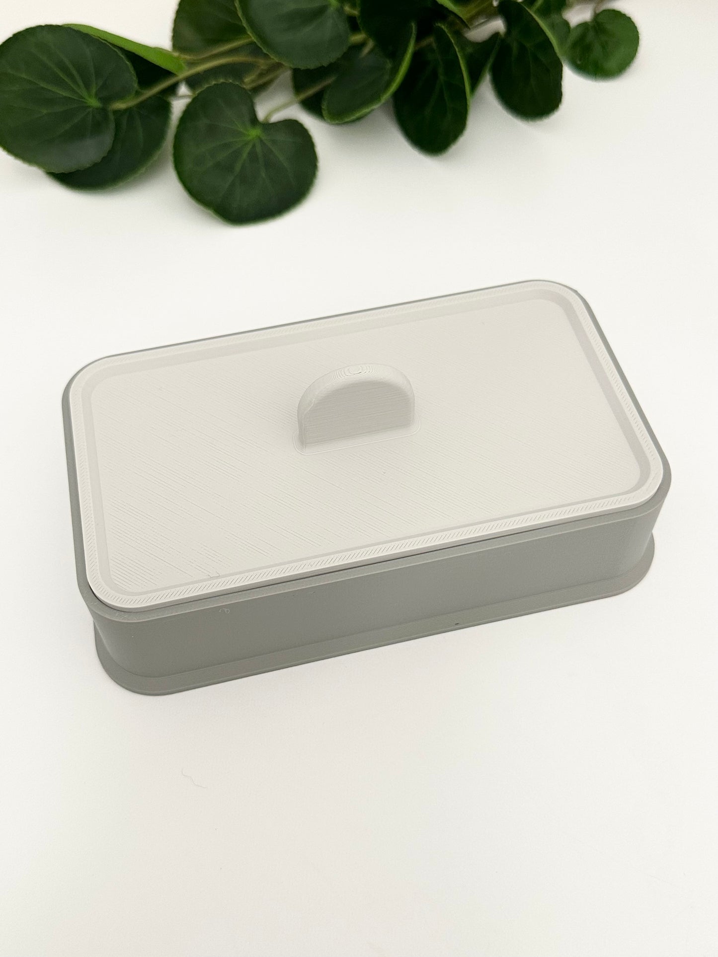 Cornstarch Container - Two Tone Gray