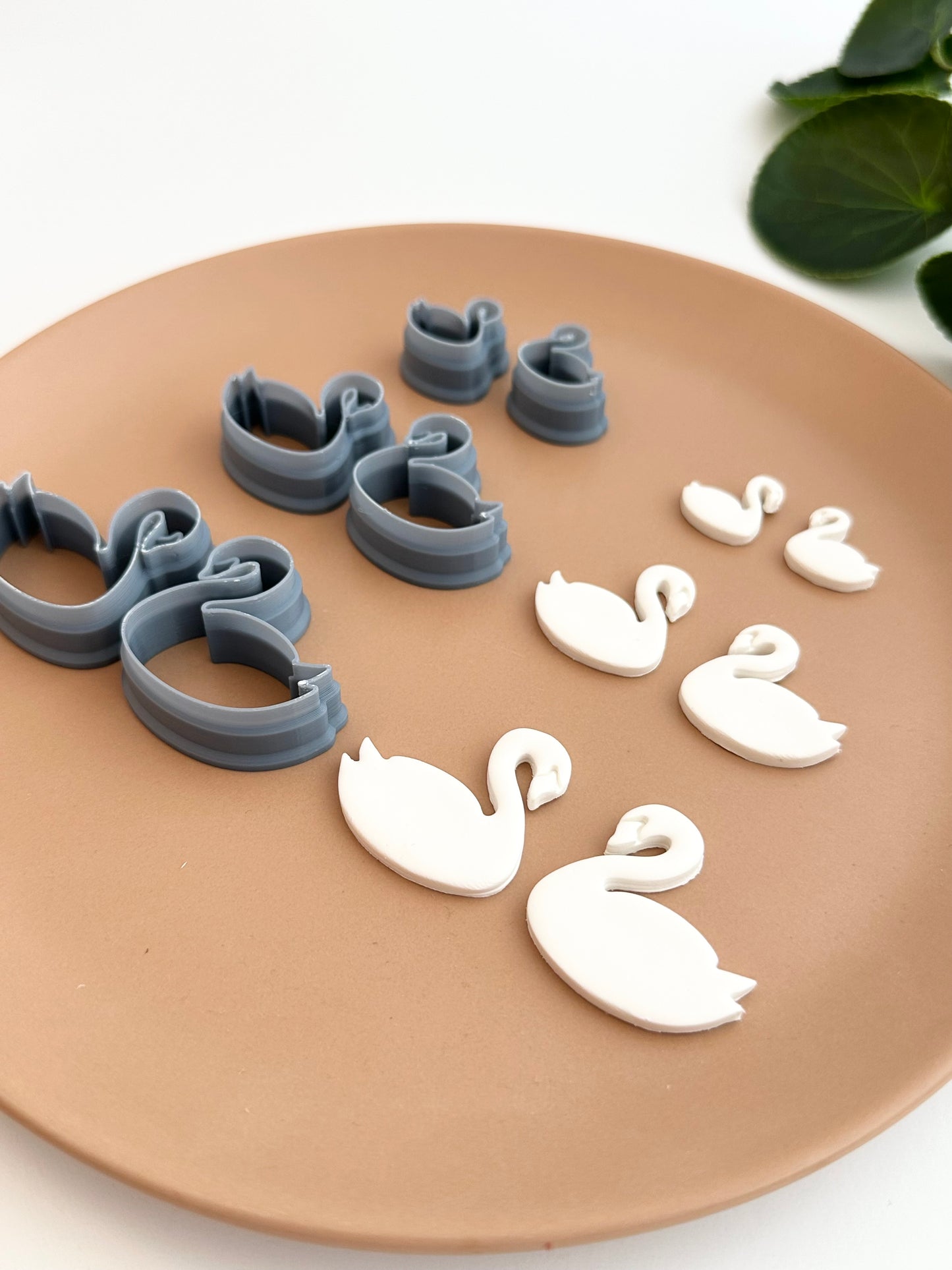 Swan (Mirror Set) | Polymer Clay Cutter