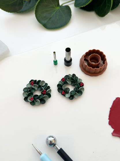 Classic Wreath | Polymer Clay Cutter