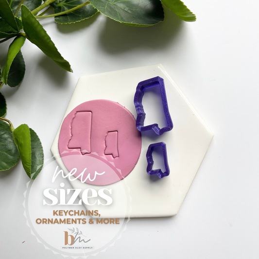 Mississippi | State Silhouettes | Polymer Clay Cutter