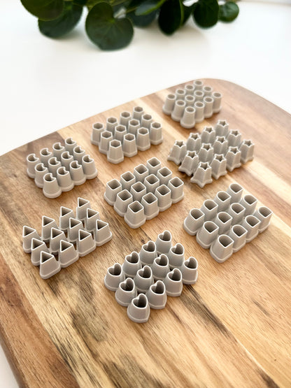 Micro Stud Basic Shape Cluster Cutters | Polymer Clay Cutter