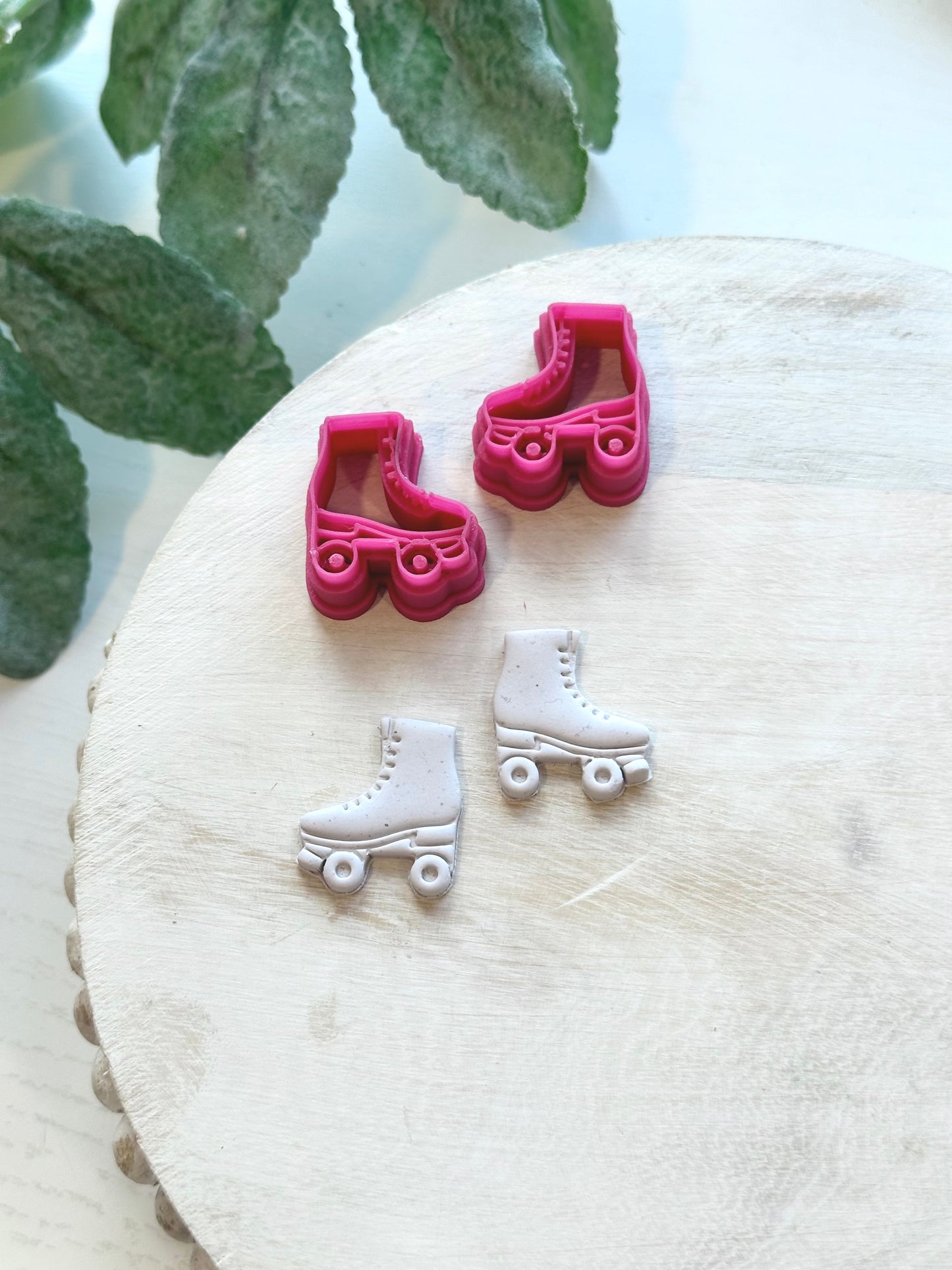 Roller Skates (2pc Mirror Set) | Polymer Clay Cutter