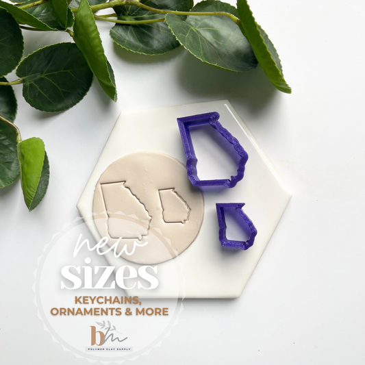 Georgia | State Silhouettes | Polymer Clay Cutter