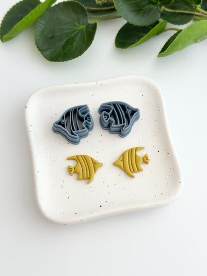 Angel Fish (Mirror Set) | Polymer Clay Cutter
