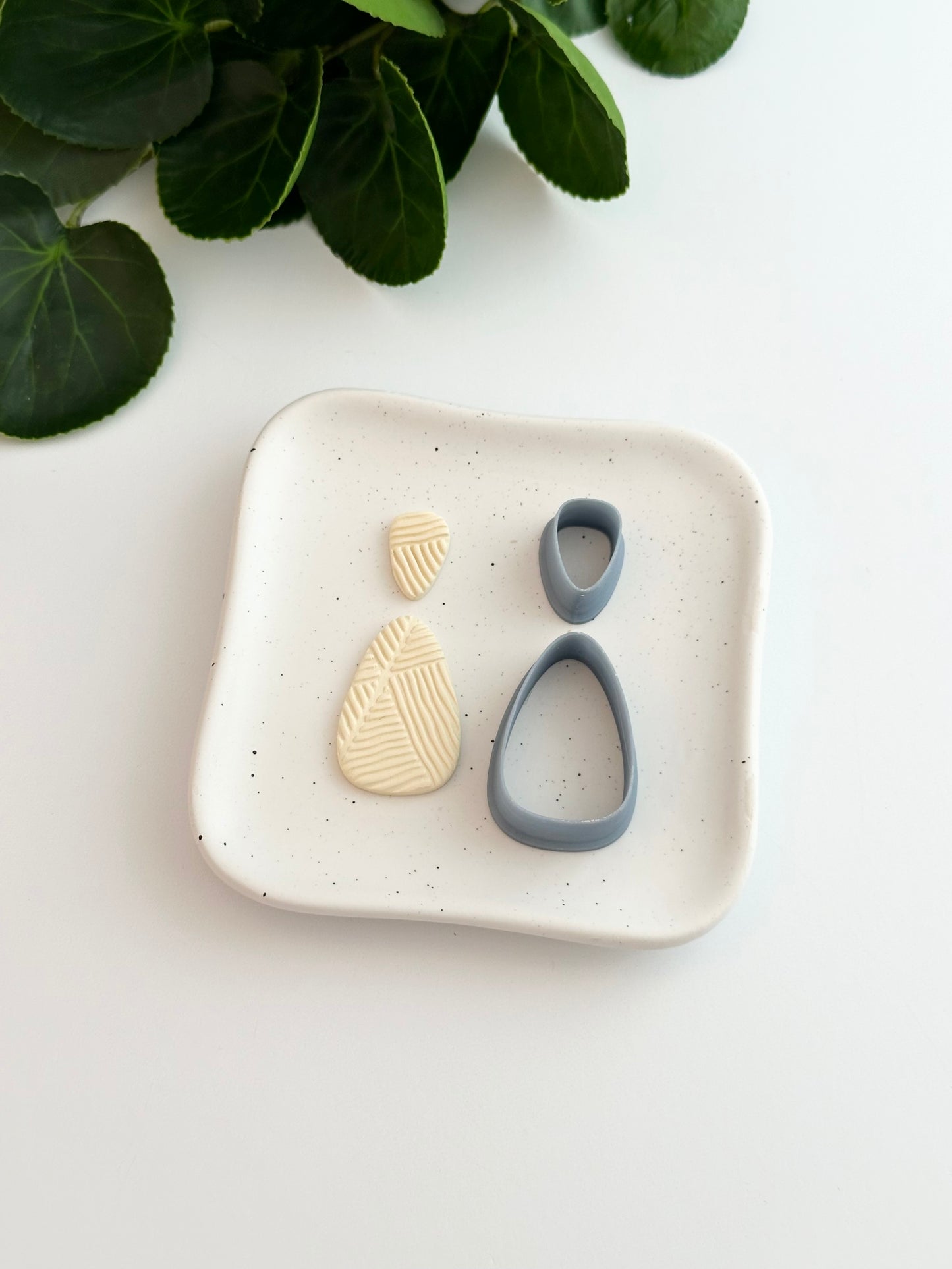 Bubble Trapezoid Dangle Set | Polymer Clay Cutter