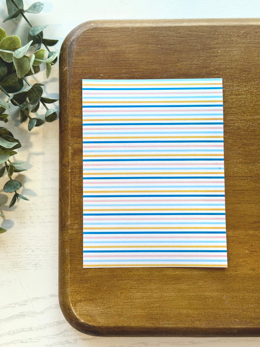 Retro Stripes | ML10 | Image Transfer Paper