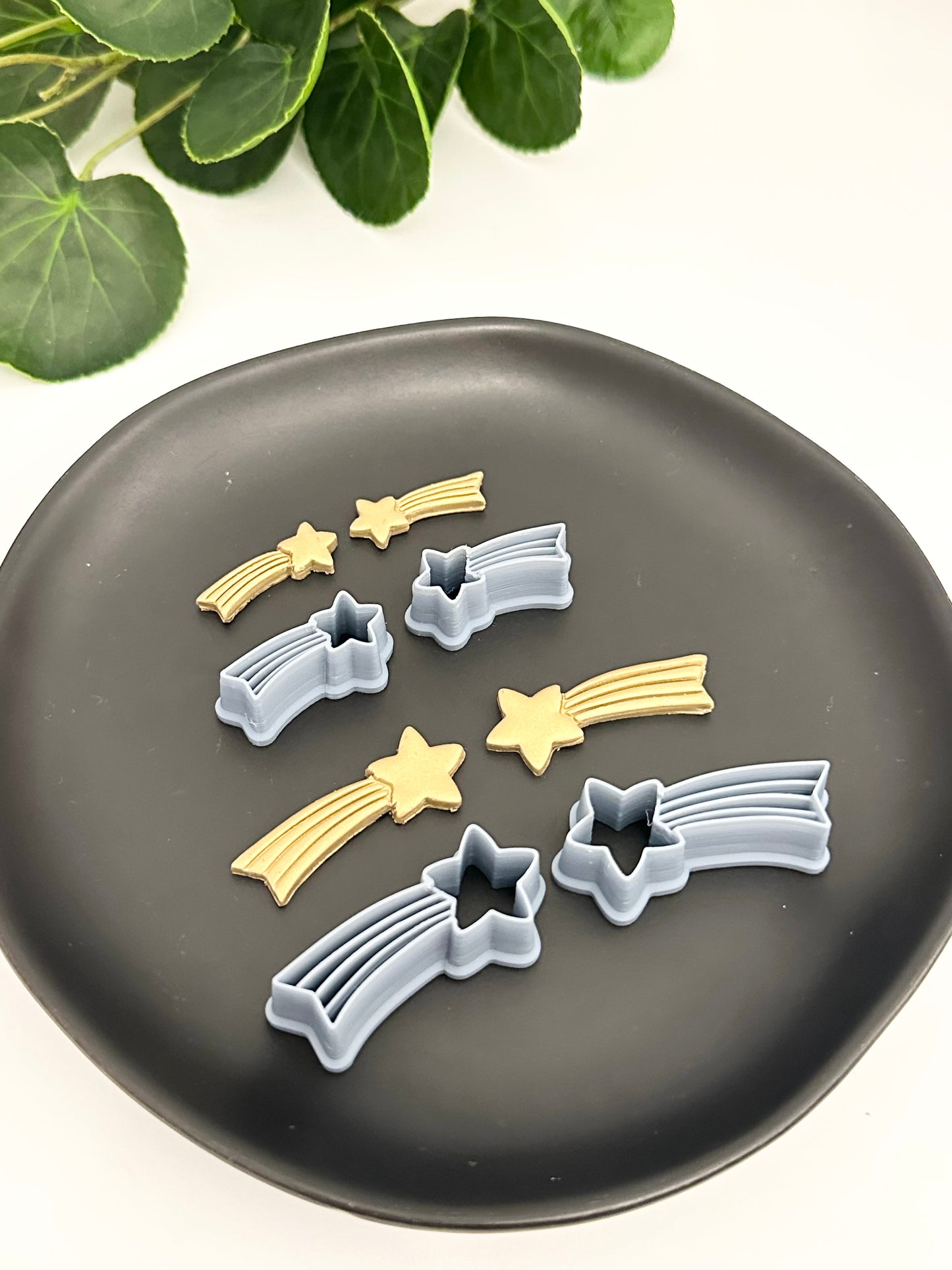 Shooting Star (Mirror Set) | Polymer Clay Cutter