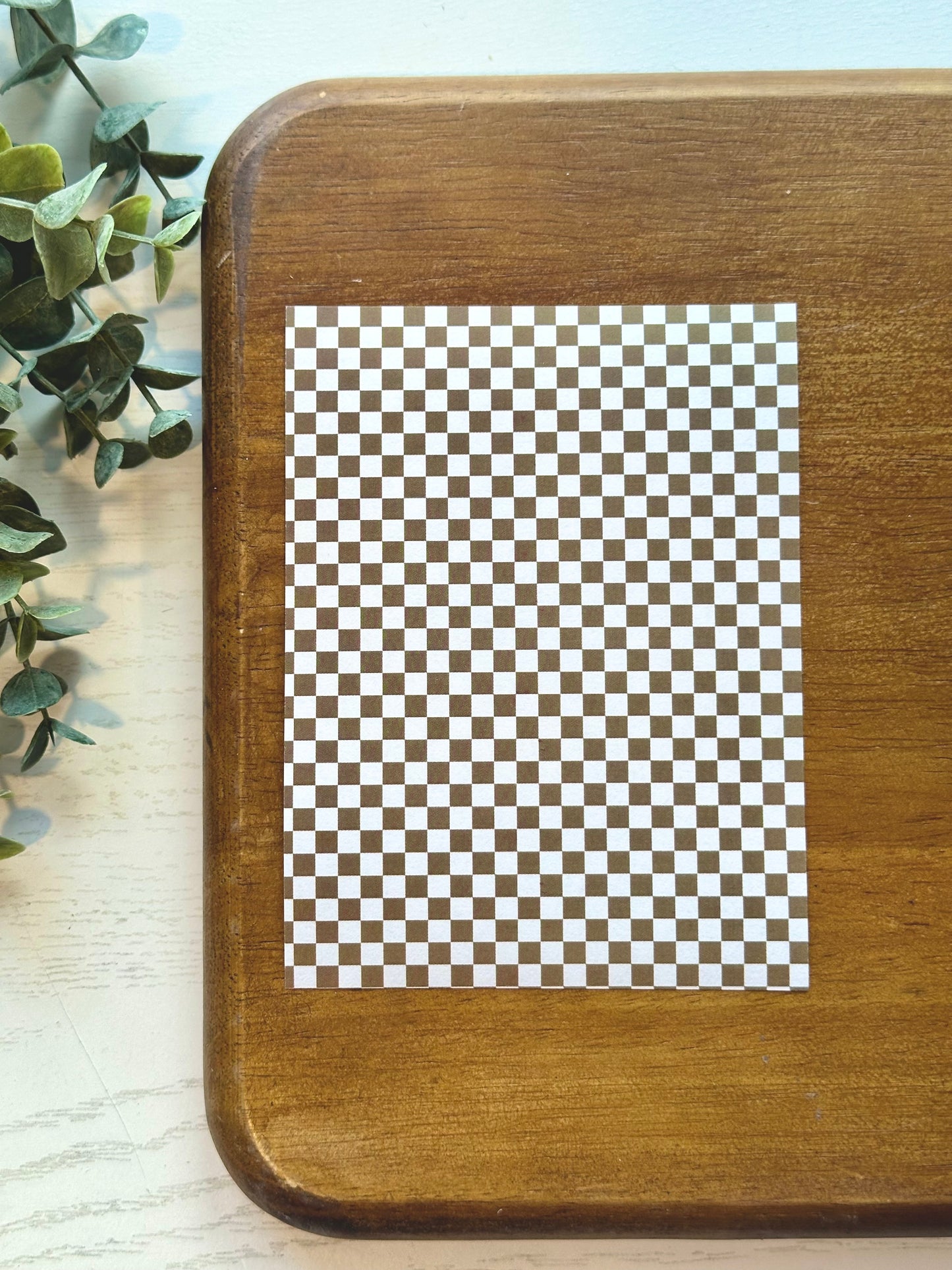 Brown Checkerboard | ML19 | Image Transfer Paper