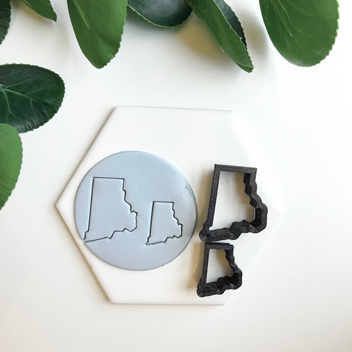 Rhode Island | State Silhouettes | Polymer Clay Cutter