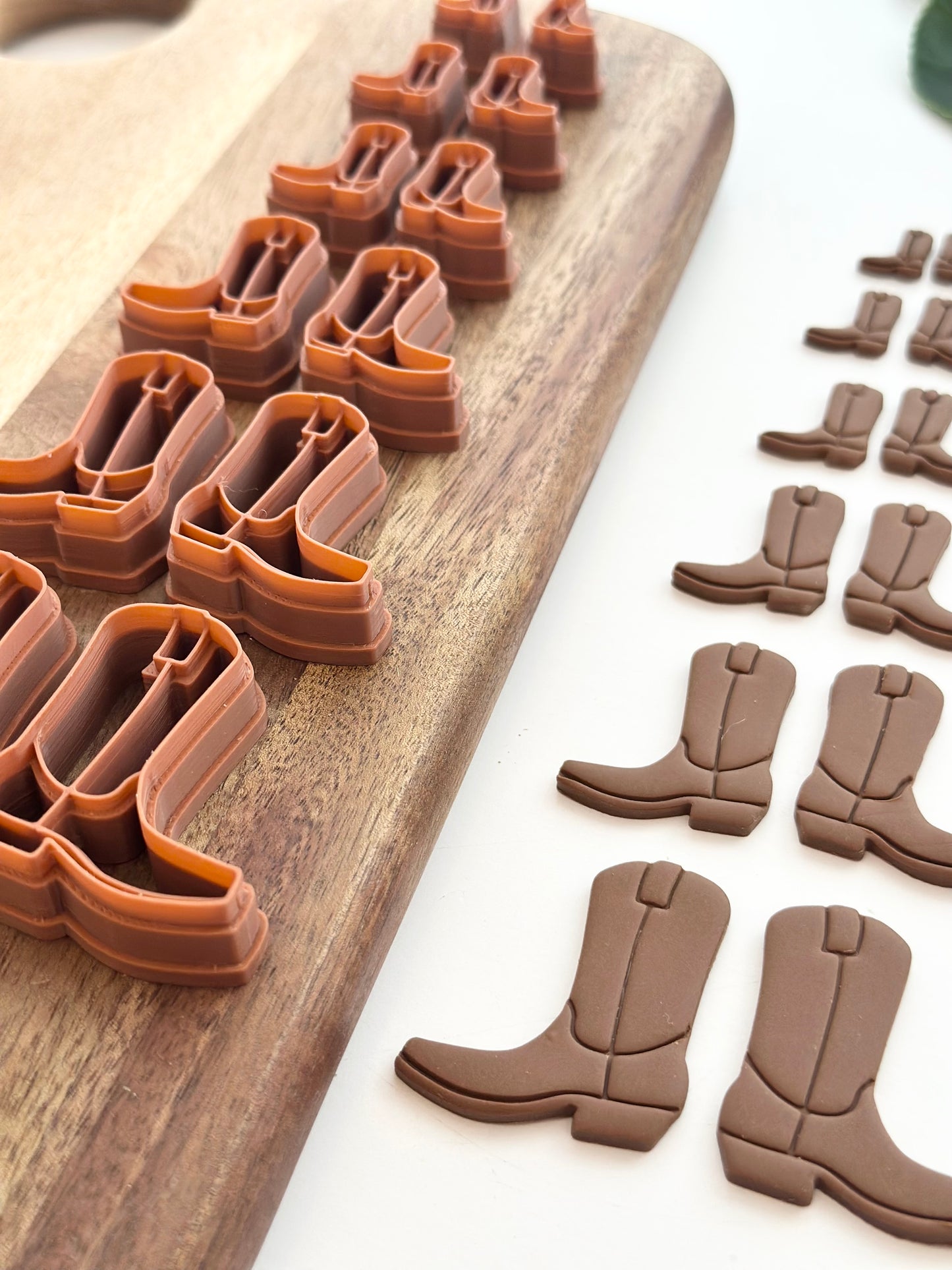 Cowboy Boots (Mirror Set) | Polymer Clay Cutter