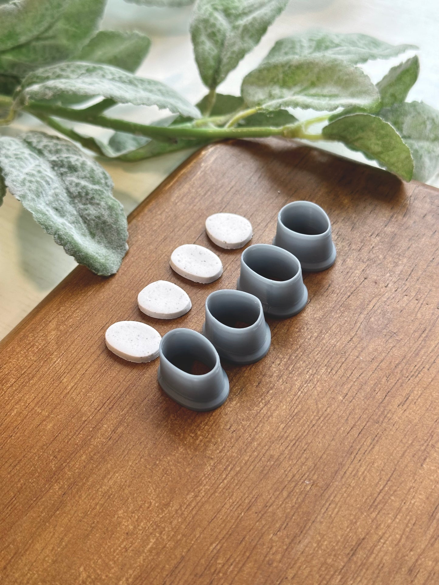 Stones (4pc Double Mirror Set) | Polymer Clay Cutter