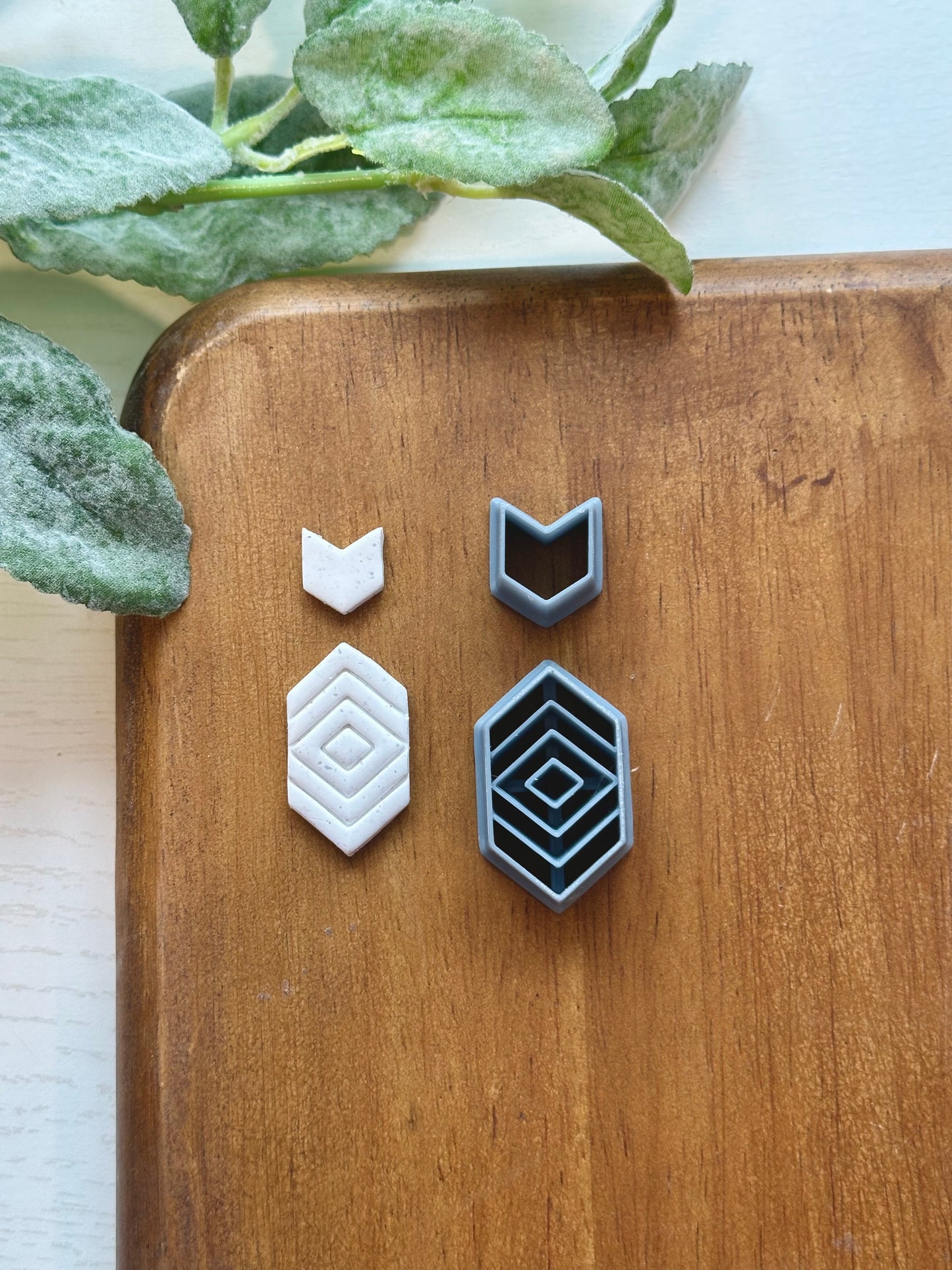 Chevron Dangle Set | Polymer Clay Cutter