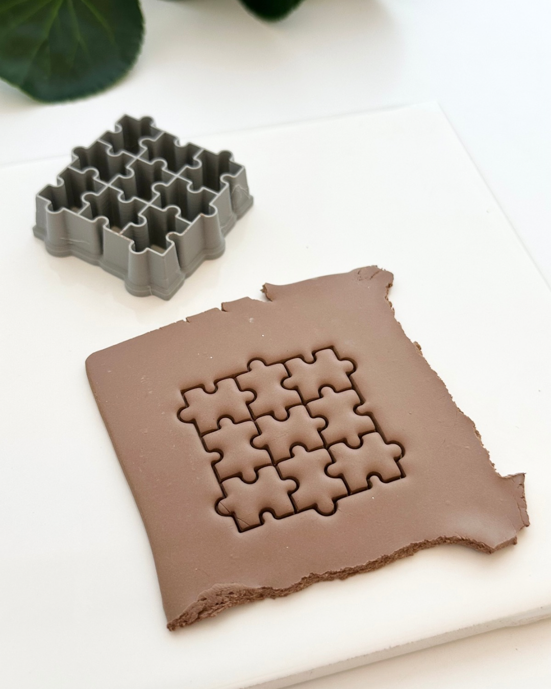 Puzzle Piece Stamp | Polymer Clay Cutter