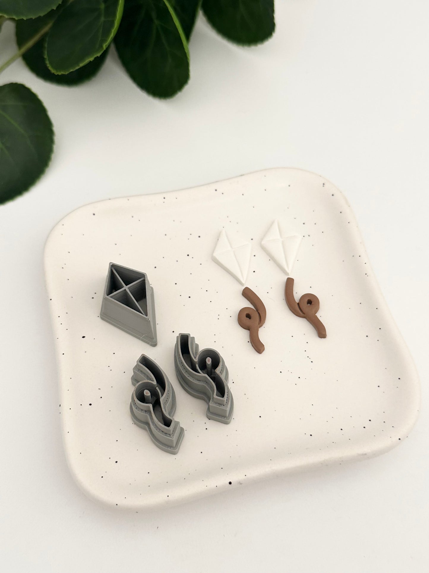 Kite and String 3pc Set | Polymer Clay Cutter