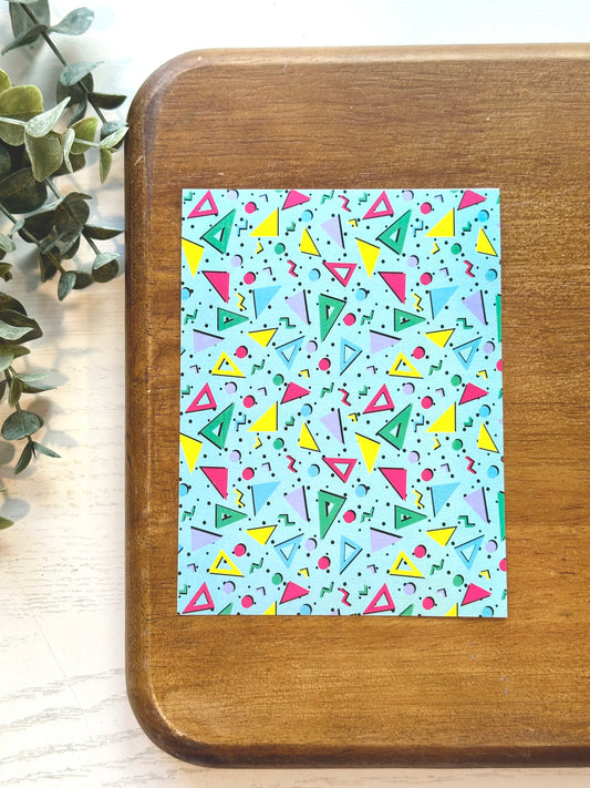 80s & 90s Geometric Shapes | ML03 | Image Transfer Paper