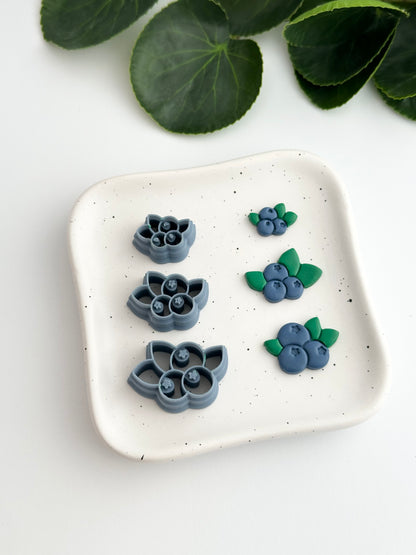 Blueberry Bunch | Polymer Clay Cutter