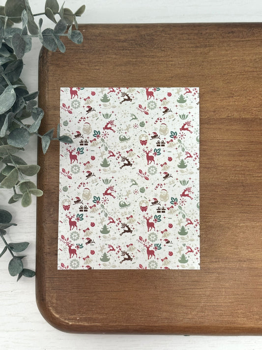 Christmasy Print | CH39 | Image Transfer Paper