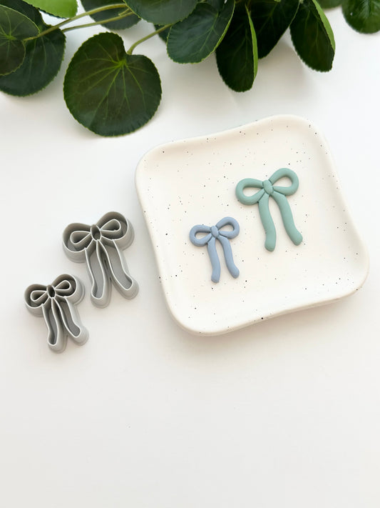 Skinny Bow | Polymer Clay Cutter