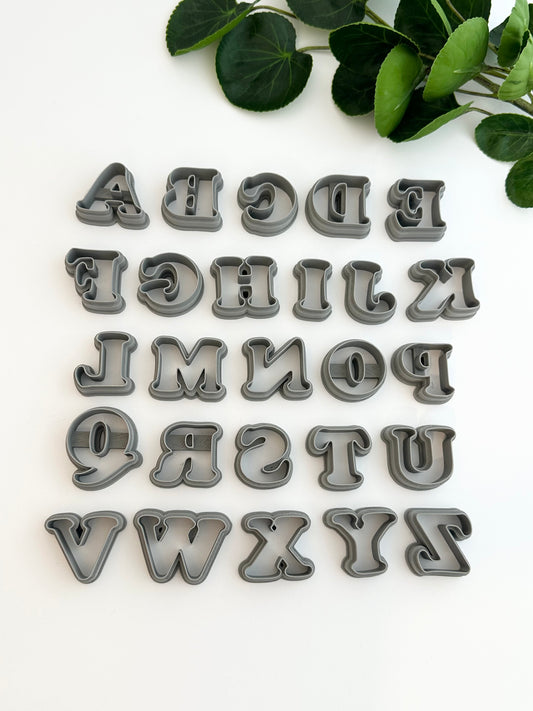 Bubble Letters | Polymer Clay Cutter